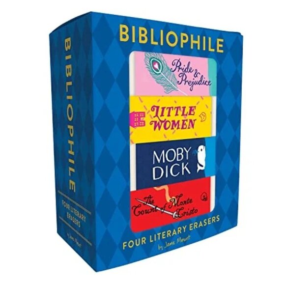($10) Bibliophile Erasers - Picture 4 of 12